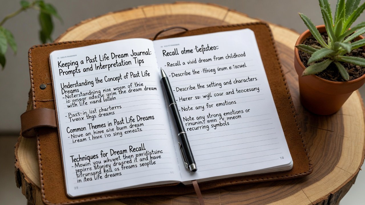 Keeping a Past Life Dream Journal: Prompts and Interpretation Tips PL