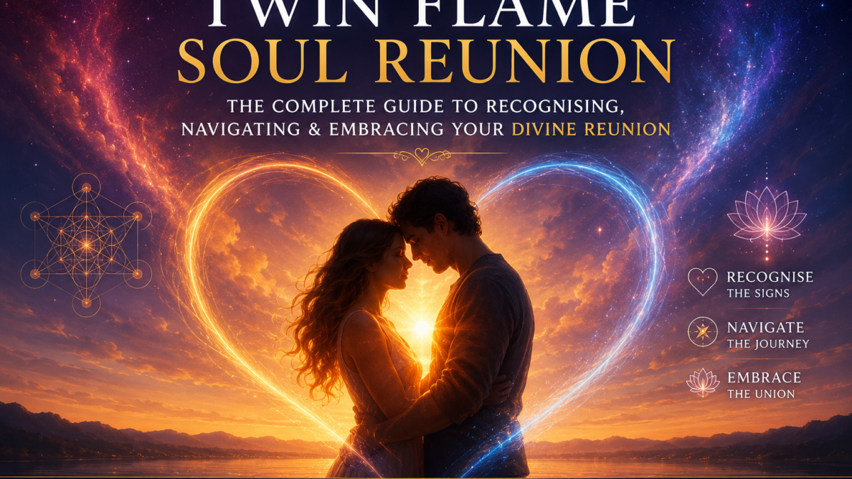 Twin Flame Soul Reunion: The Complete Guide to Recognising, Navigating & Embracing Your Divine Reunion